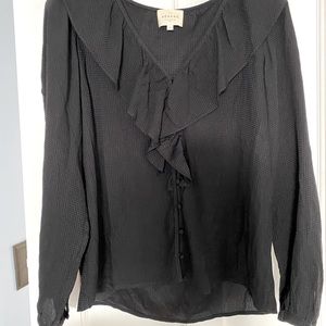 Sezane button-front blouse